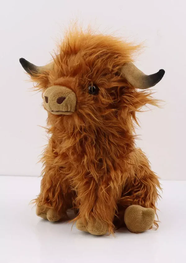 Eco Friendly Scottish Highland Cow Soft Plush Toy
