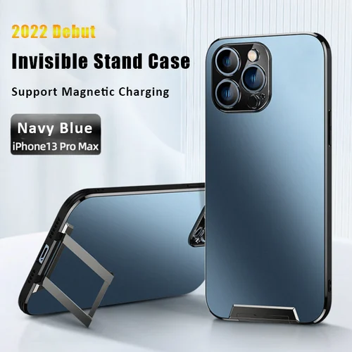New 2022 Invisible Bracket Magnetic Charging Case for iPhone