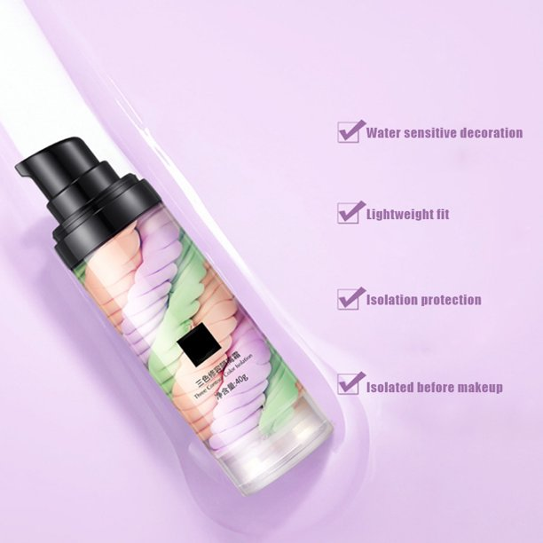 Rainbow Tricolor Makeup Base