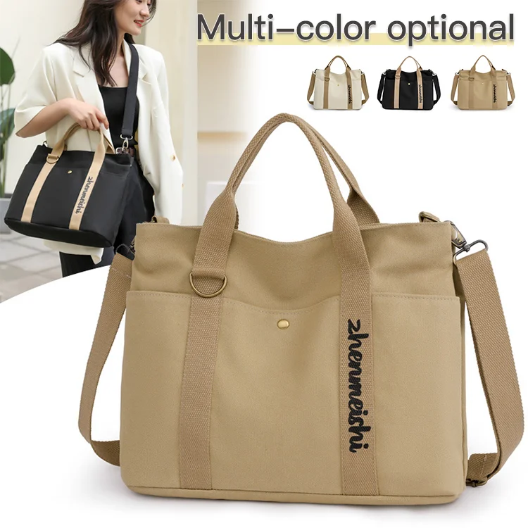 Large capacity stylish canvas bag