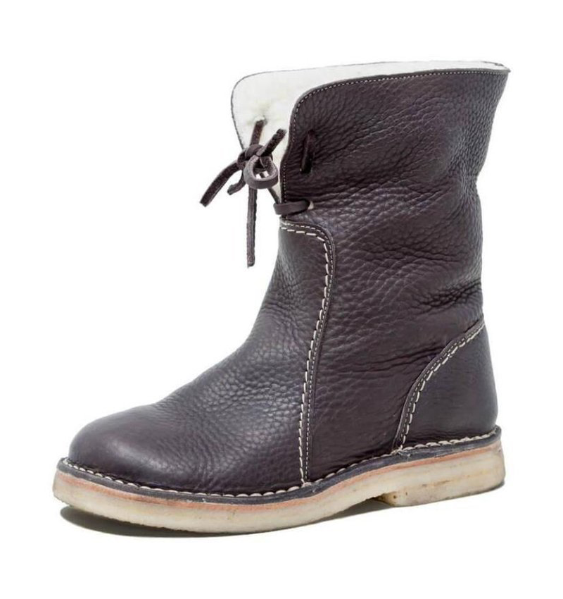 Ladies high top flat shoes stretch boots