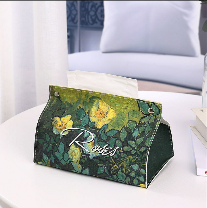 Van Gogh Oil Painting Tissue Box