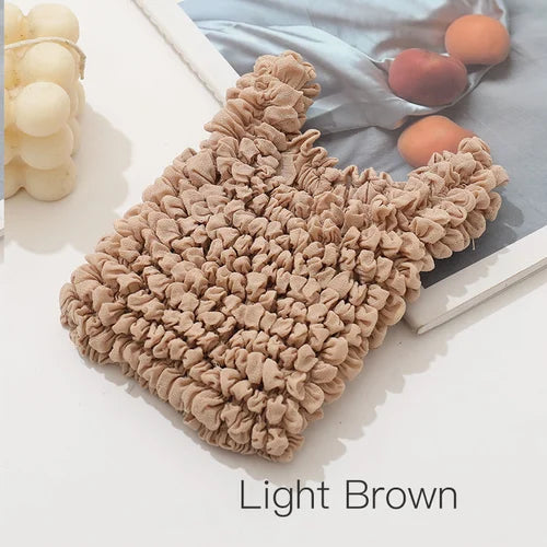 Magic stretch bag pleated bag
