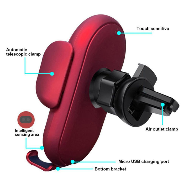 Car Wireless Auto Sensing Charger Phone Holder