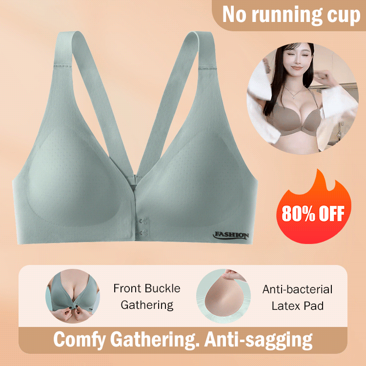 2024 New Front Buckle Wireless Bra