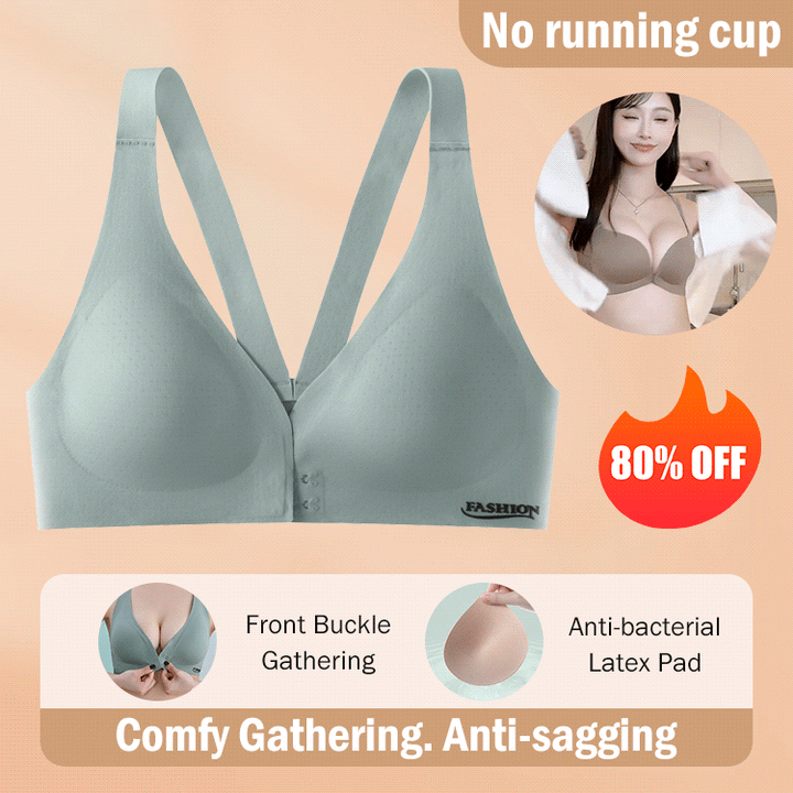 2024 New Front Buckle Wireless Bra