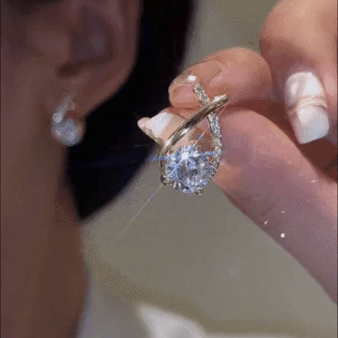 Diamond Round Stud Earrings