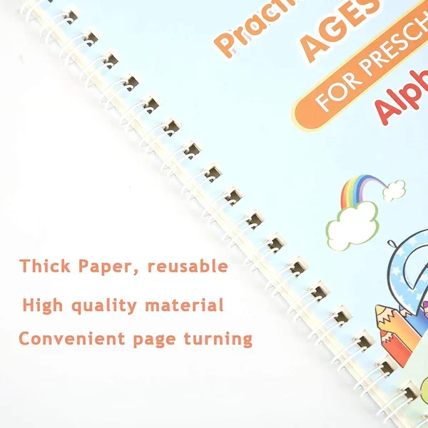 Reusable Copybook With Pen