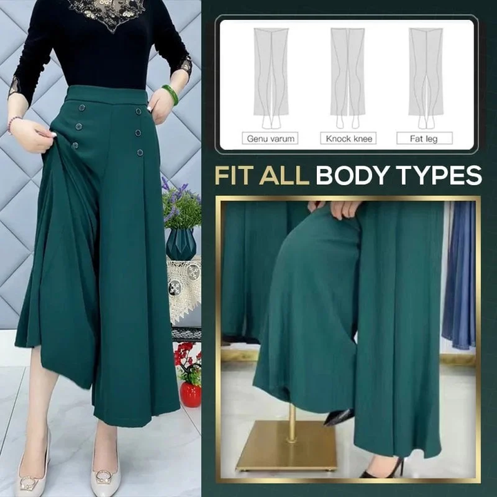 Stylish Pleated Wide Leg Pants
