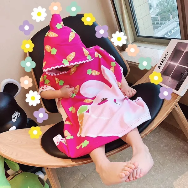 Childrens cape bath towel