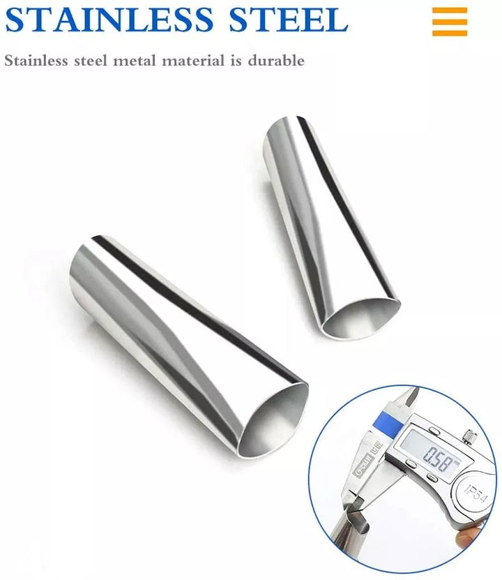 14 PCS Reusable Stainless Steel Caulking Nozzle