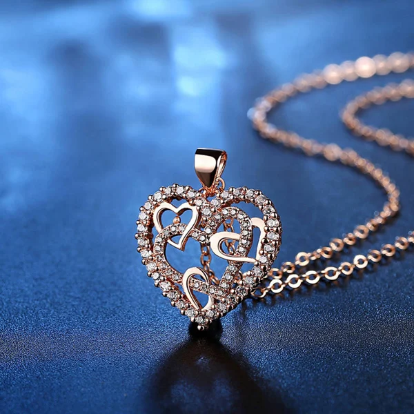 Interlocking Hearts Necklace