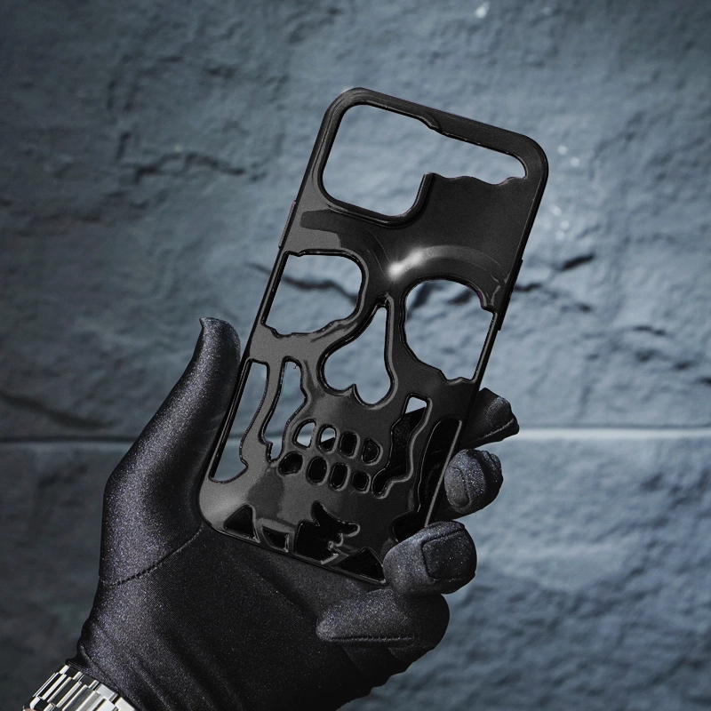 Plated Skull Case Cover For iPhone