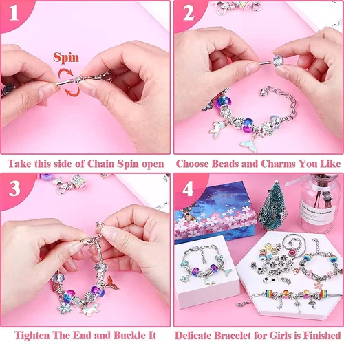 DIY Charm Crystal Bracelet Kit