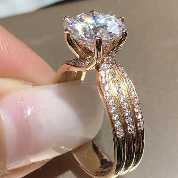 3 Carat Super Sparkling Diamond Ring