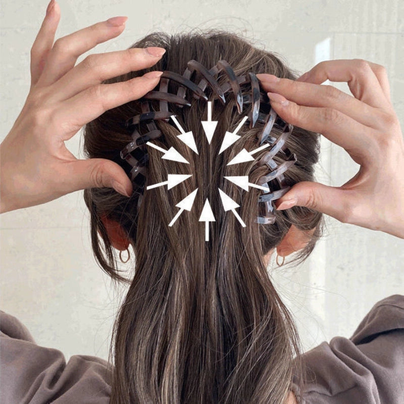 Lazy Birds Nest Plate Hairpin