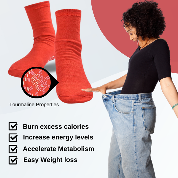 【Last Day Promotion🔥- SAVE 48% OFF】 Tourmaline Lymphvity Slimming Health Sock