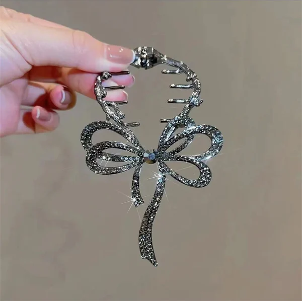 Bow light luxury premium feeling hairpin