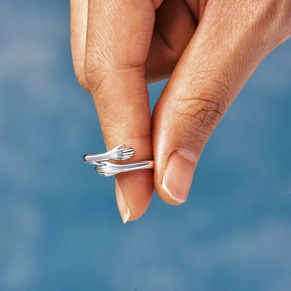 To My Granddaughter Hug Ring