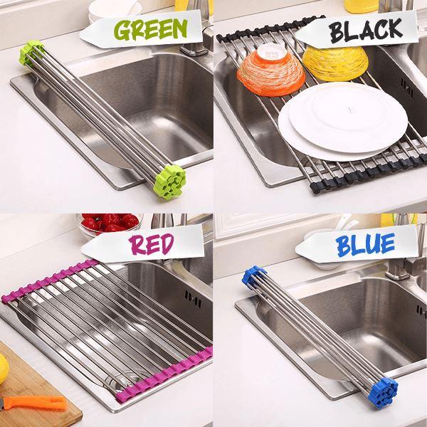 Roll Up Dish Drying Rack