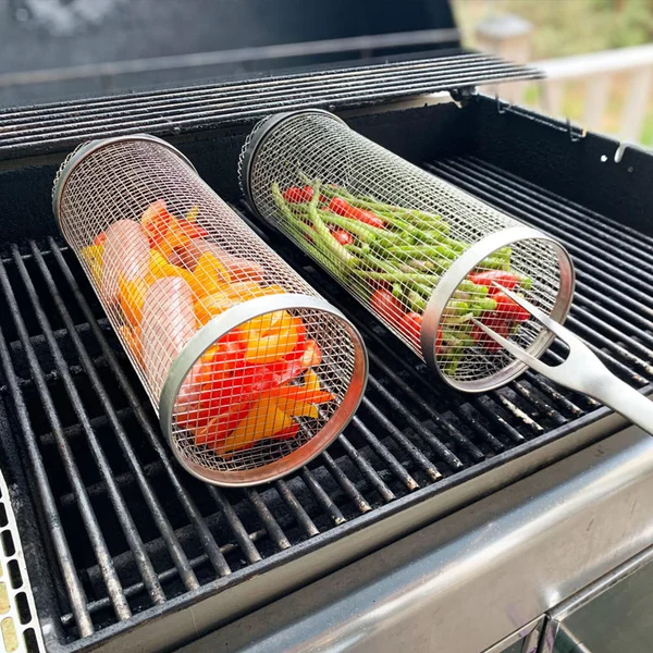 Rolling Grilling Baske
