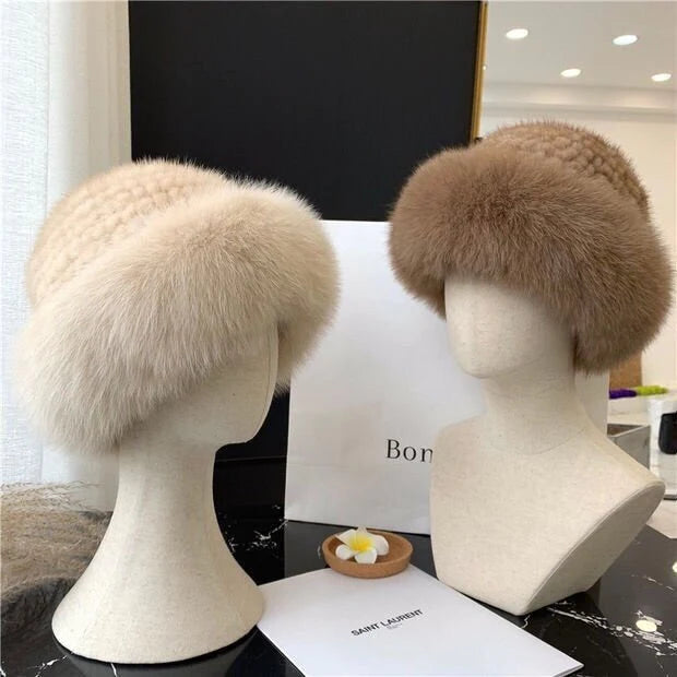 🎅BRAIDED WARM THICK BASIN HAT✨
