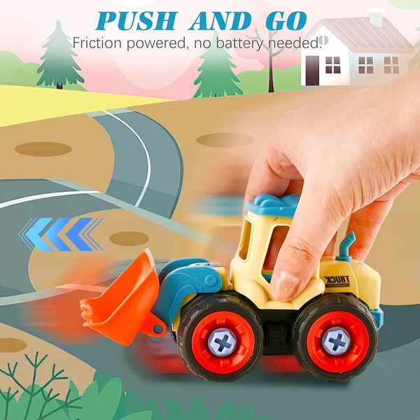 Construction Truck Toys Set