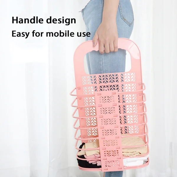 Folding wall mounted non perforated storage baskets
