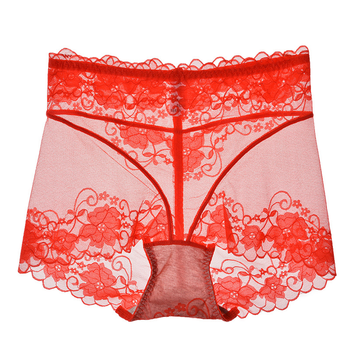 Mesh See Through Tummy Tucking Hips Lifting Panties