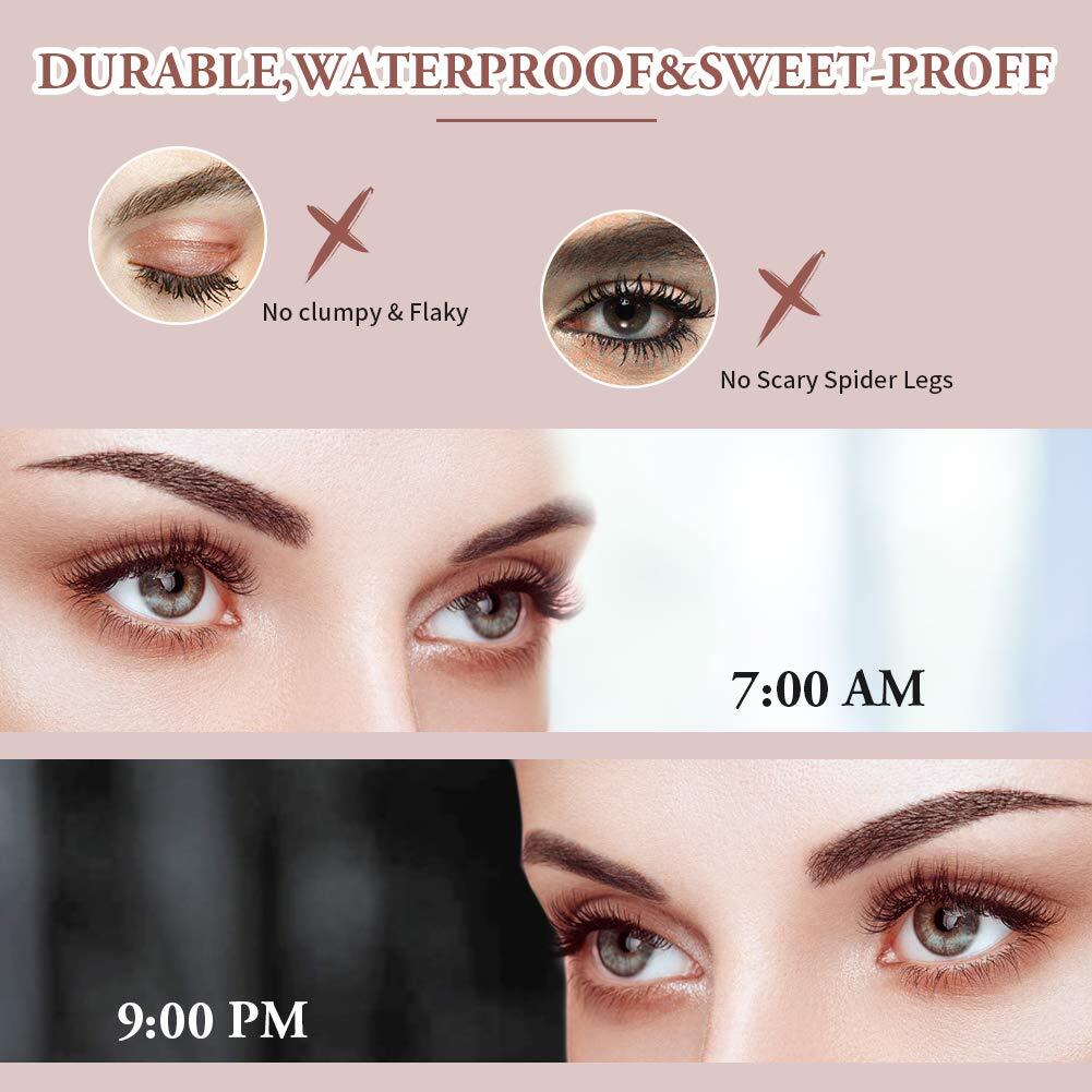 4D Waterproof Silk Fiber Thick Lengthening Violin Mascara