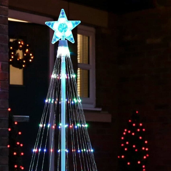MULTICOLOR LED ANIMATED OUTDOOR CHRISTMAS TREE LIGHTSHOW