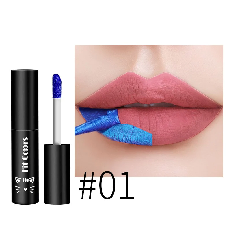 5 COLORS TEAR OFF LIP GLAZE MATTE LIQUID LIPSTICK TINT COLOR