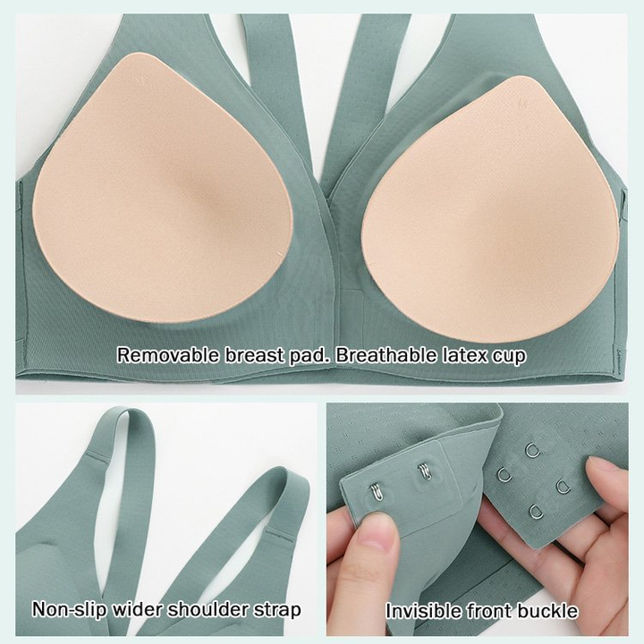 2024 New Front Buckle Wireless Bra