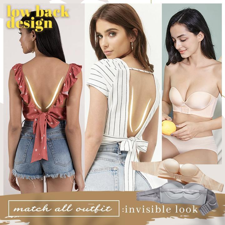 FRONT BUCKLE STRAPLESS ULTRA LIFT BRA