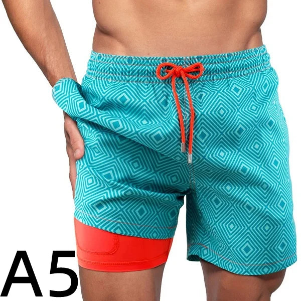 Double layer beach pants
