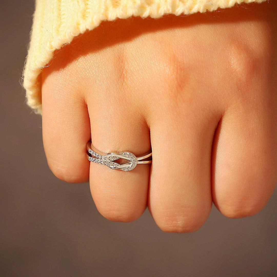To My Best Friend Knot Ring