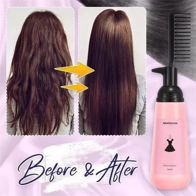 3 Second Hair Straightening Cream