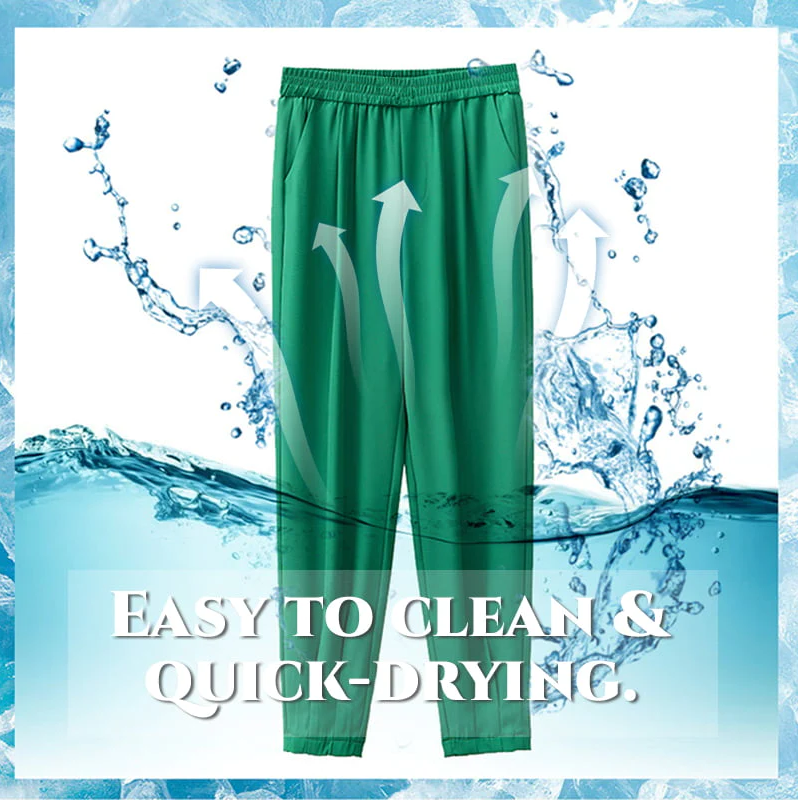 Womens Casual Cooling Straight Pants
