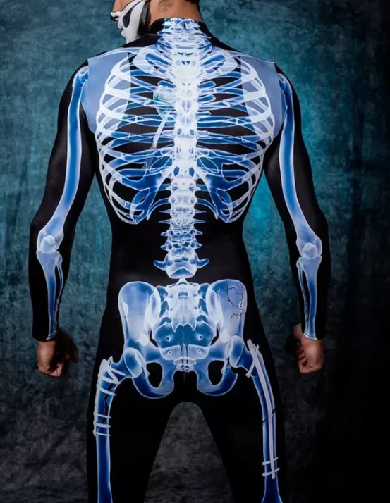 Halloween Couple Skeleton Bodysuit