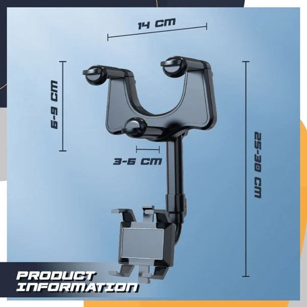 Rotatable Retractable Car Phone Holder