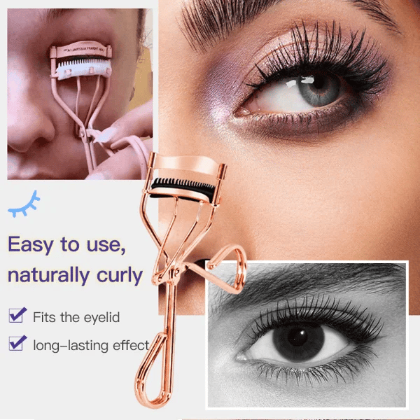 🔥LAST DAY 50% OFF 🔥New Eyelash curler with brush Makeup Tools