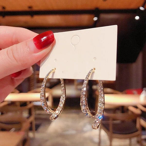 Fashion Oval Earrings