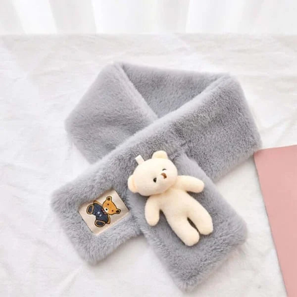 🔥Cute Bear Plush Bib For Adult And Child🔥