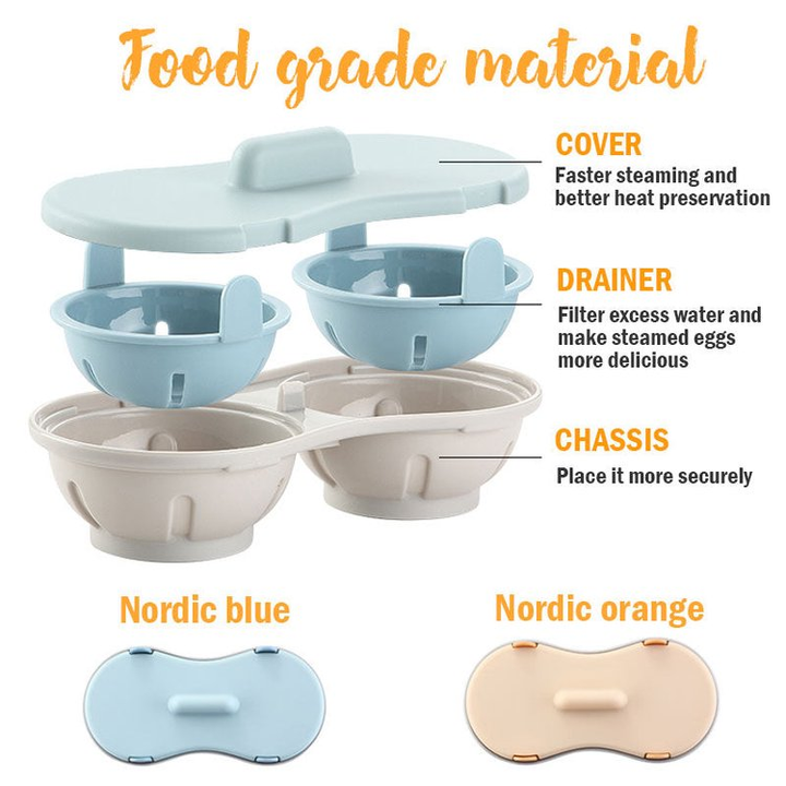 Edible Silicone Drain Egg Boiler