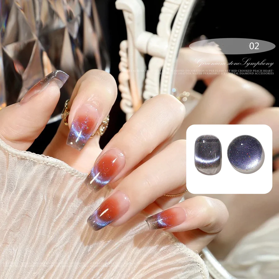 CAT MAGNETIC GEL NAIL POLISH SEMI PERMANENT DYNAMIC GLITTER
