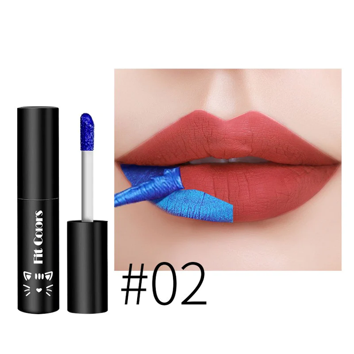 5 COLORS TEAR OFF LIP GLAZE MATTE LIQUID LIPSTICK TINT COLOR