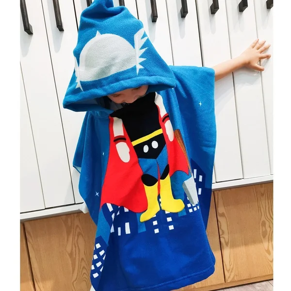 Childrens cape bath towel