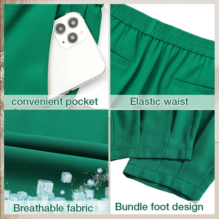 Womens Casual Cooling Straight Pants