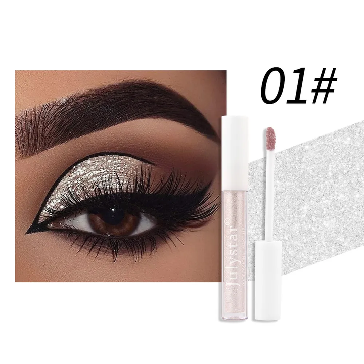 JULYSTAR 10 Colors Liquid Glitter Eyeshadow Set
