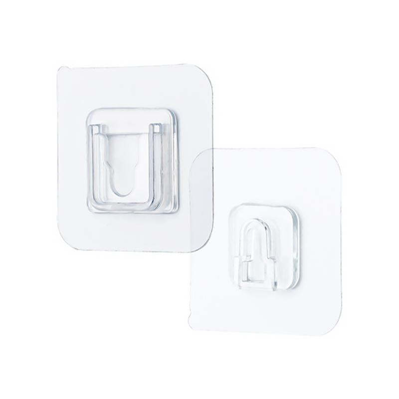 Double sided adhesive wall hook